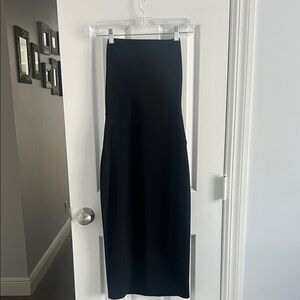 Norma Kamali Black Strapless Dress